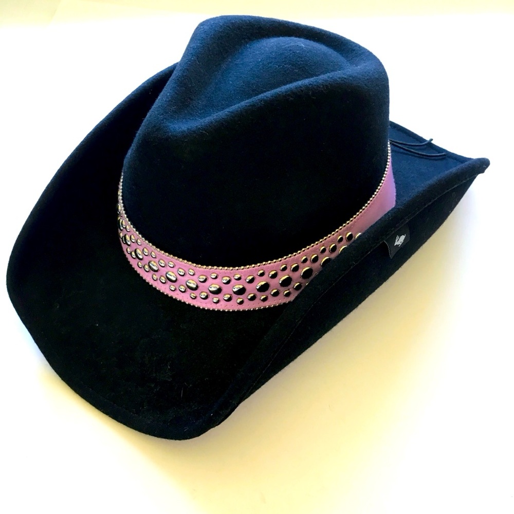 New! Peter Grimm Bling Drifter Felt Cowboy Hat